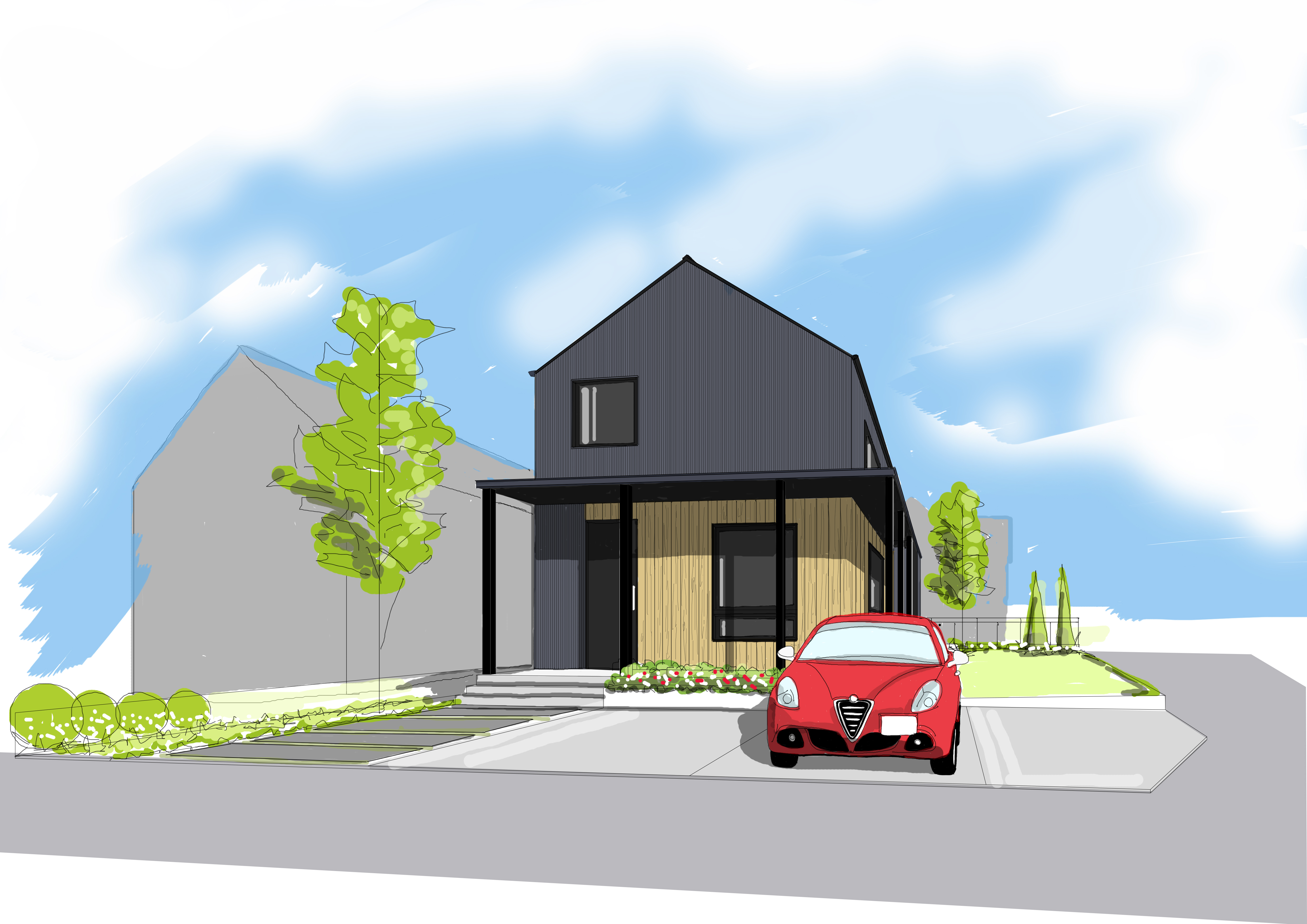 Hil デザインと性能を備えた家 やました工務店